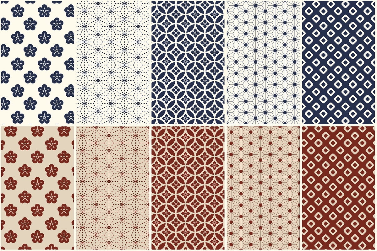 Japanese Geometrics, a Pattern Graphic by Suphansa (Photo 8 of 11)