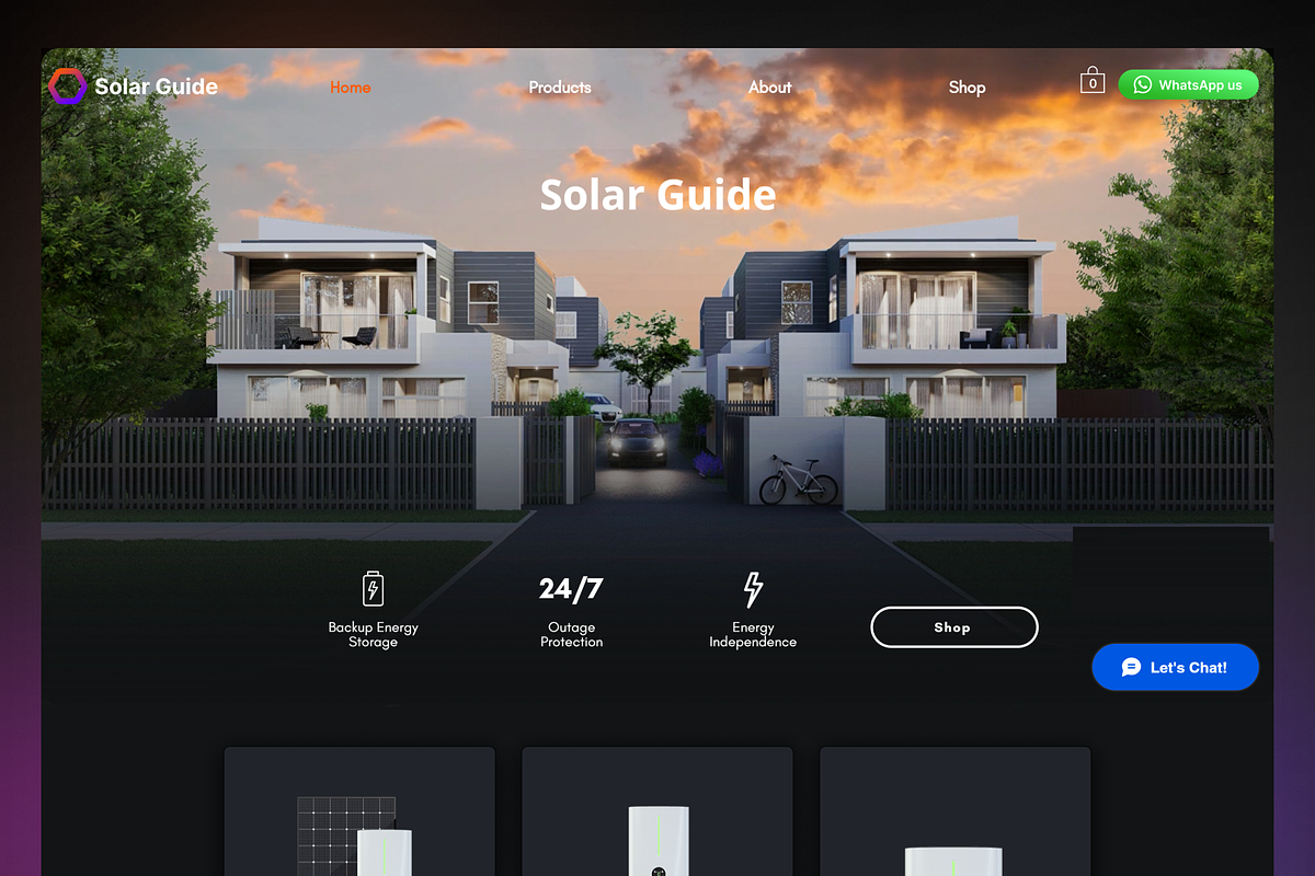 Dark Theme Wix Template + Animations, a Wix Template by DanBaronetti (Photo 7 of 10)