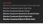Sanchez Condensed, a Serif Font by Latinotype (Thumbnail 4 of 5)