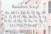 Amadora Script, a Handwritten Font by Lori Goree (Thumbnail 2 of 5)
