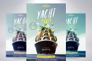 3 Yacht Party Flyers Bundle, a Flyer Template by CREATIVE DUDE (Thumbnail 3 of 4)