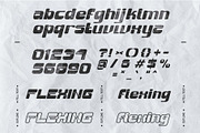 Flux Y2K Futuristic Display Typeface, a Sans Serif Font by Inviline.co (Thumbnail 3 of 9)