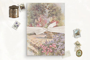 French Garden II Vellum Print