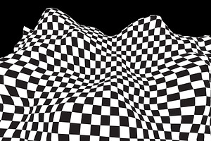 Abstract 3D Checkerboard, an Abstract Photo by Hello Mart