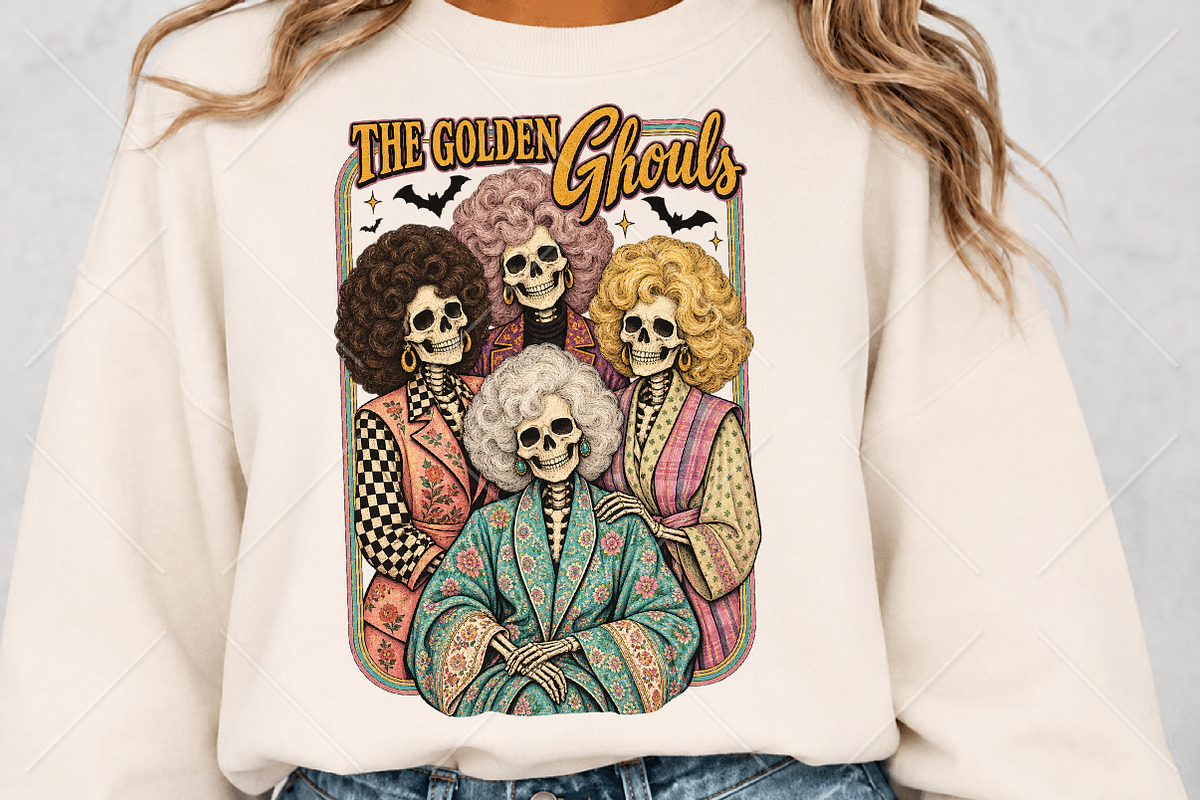 Preppy Halloween Friends Png, a Seasonal Illustration by Canvas Craft (Photo 1 of 5)