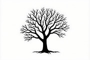 Nature Tree Silhouette Set, an Illustration by Creativeshirt (Thumbnail 2 of 9)