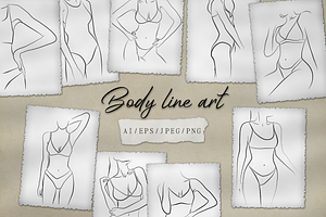 Body line art