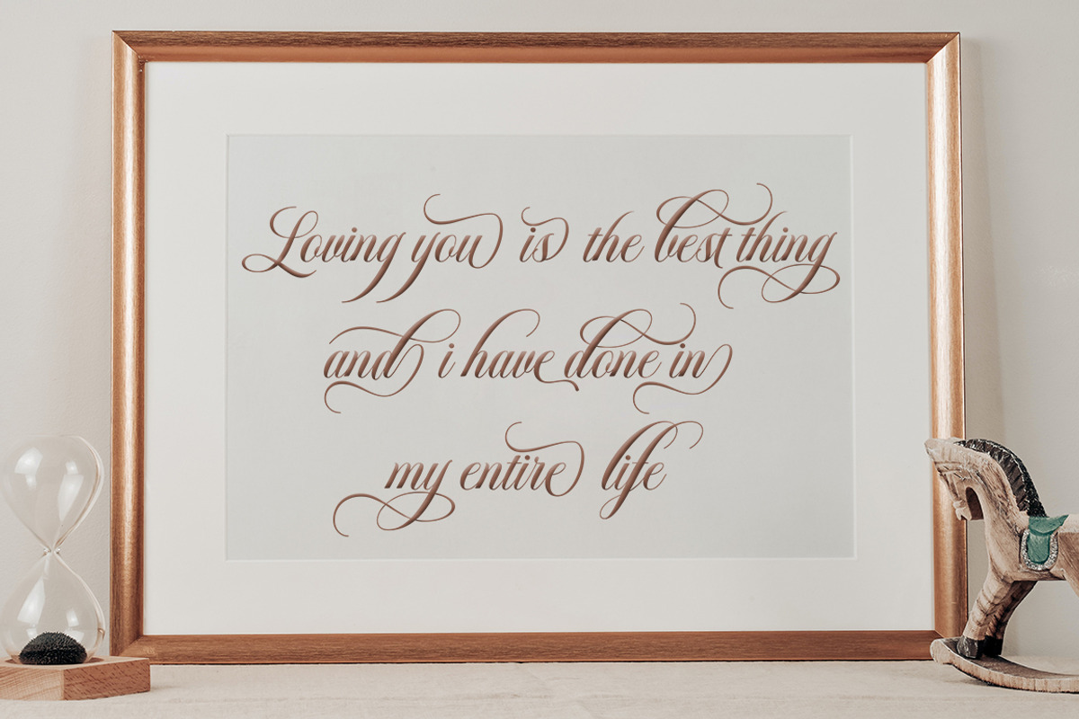 Everleigh Script, a Script Font by Has_rizal (Photo 4 of 10)