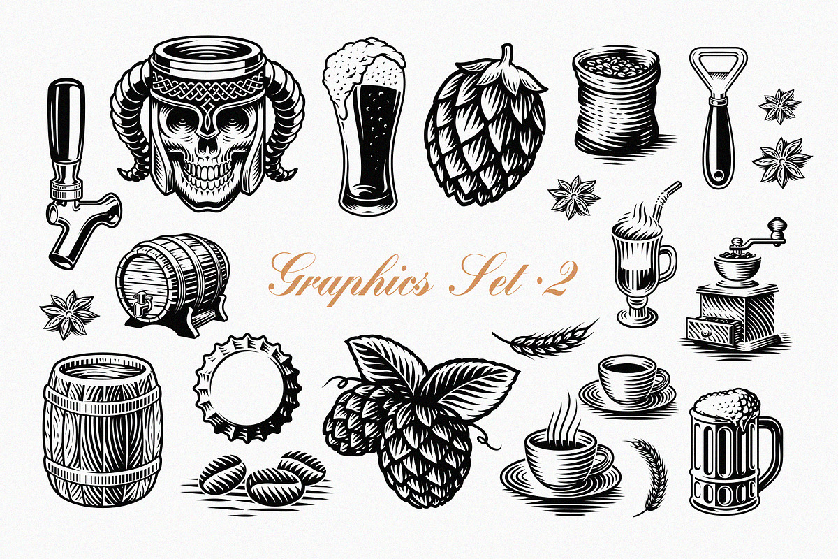Vintage Fonts & Graphics Bundle, a Handwritten Font by Harry Kasyanov (Photo 11 of 16)
