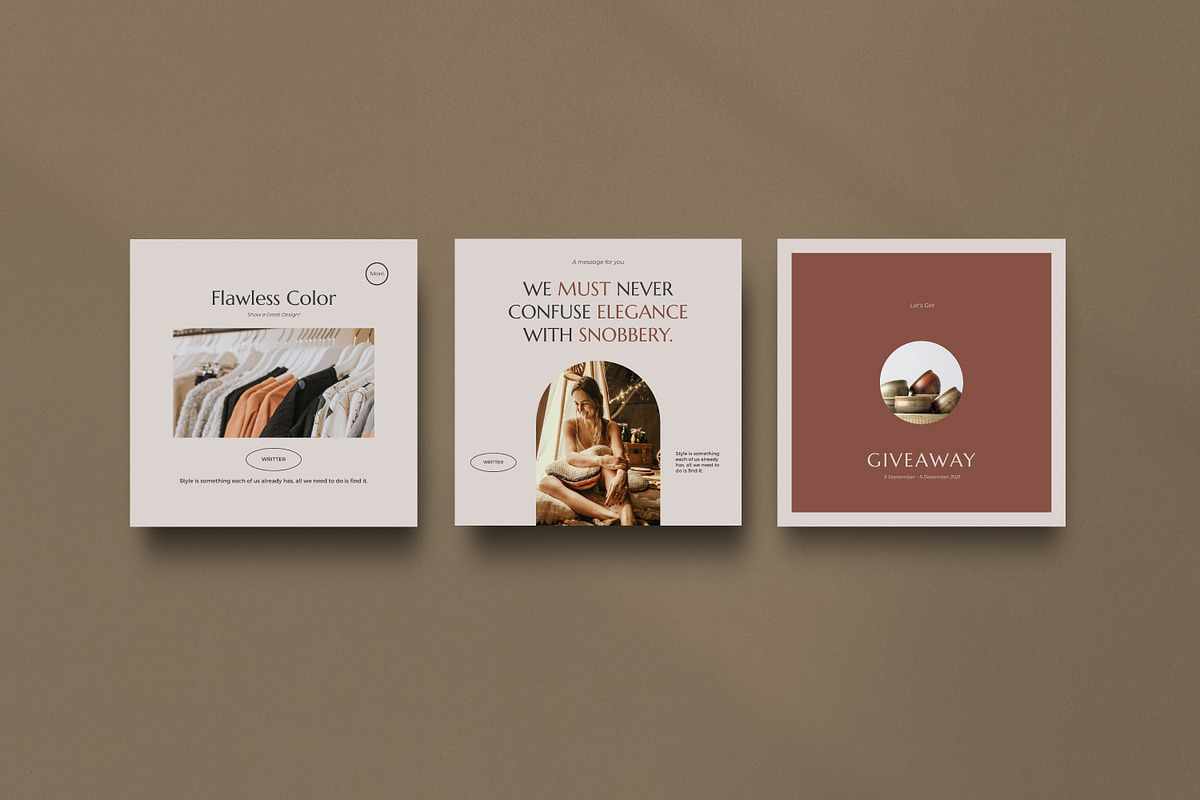 Yohzan Instagram Post & Story Brand, a Social Media Template by Dirtytemp Studio (Photo 4 of 10)