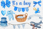 Watercolor Gender Reveal clipart PNG, an Object Illustration by PatternPalette (Thumbnail 4 of 4)