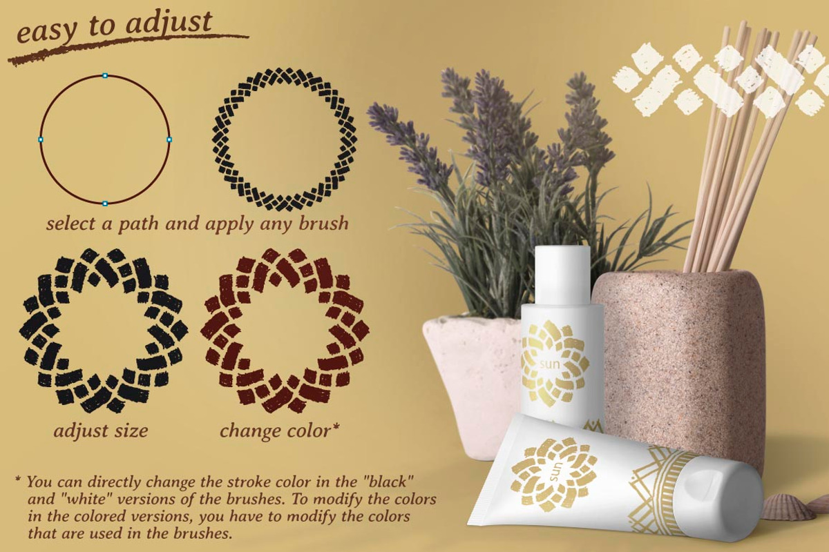 Ethnic brushes preview 4