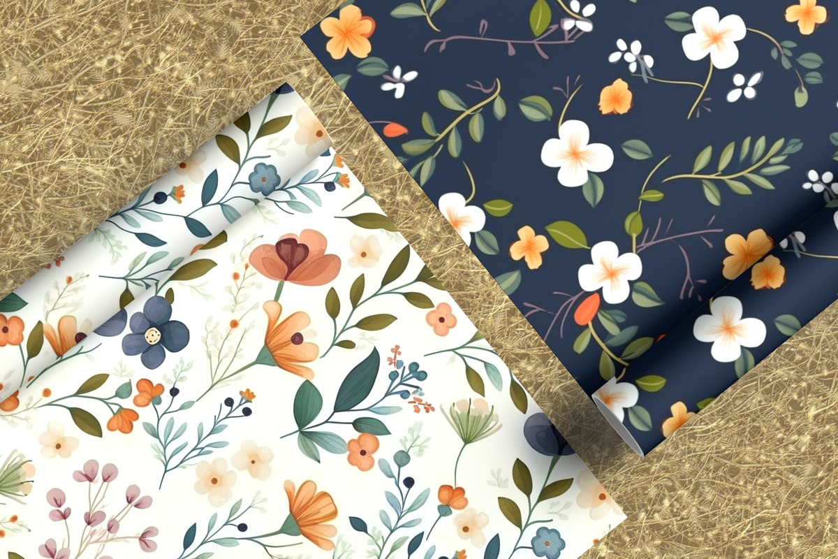 Two Wrapping Papers Mockup Psd, Jpg, a Packaging Mockup by Rami's Mockups (Photo 5 of 6)