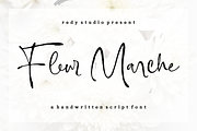 Fleur Marche – Modern Calligraphy, a Script Font by RedyStudio (Thumbnail 1 of 13)