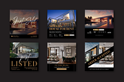 Luxury Real Estate templates, a Social Media Template by nwdigitalstore (Thumbnail 9 of 11)
