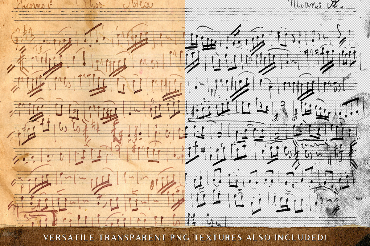 Vintage Sheet Music Textures, a Texture Graphic by Century Library (Photo 4 of 5)