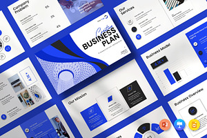 Business Plan Presentation Template, a Presentation Template by CreativexGenius