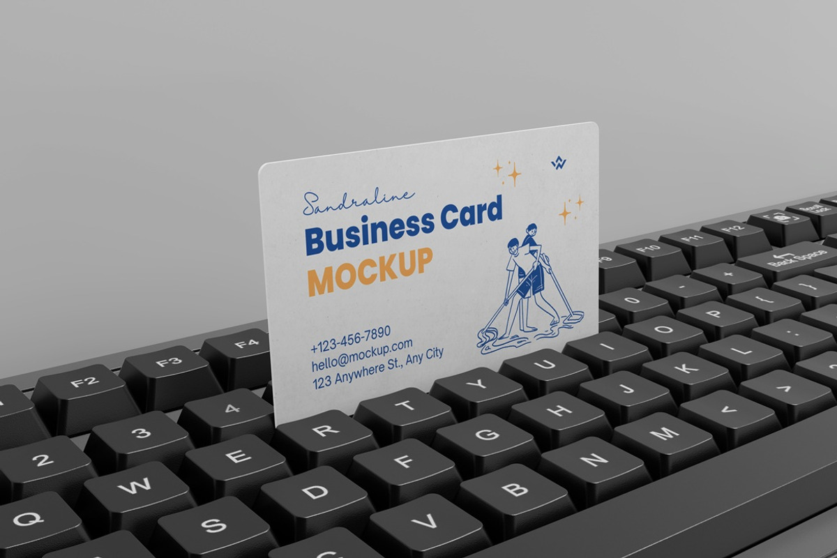 Business Card Mockup, an Advertising Mockup by Graphic Deal (Photo 6 of 8)