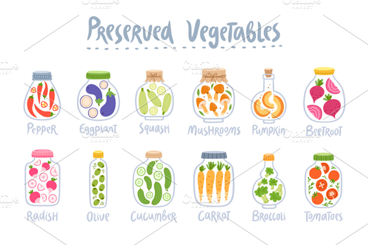 Amazing veggie set, a Pattern Graphic by Stolenpencil (Photo 1 of 5)