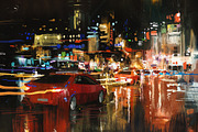 9 cityscape digital paintings bundle, a Person Illustration by Grandfailure (Thumbnail 8 of 10)