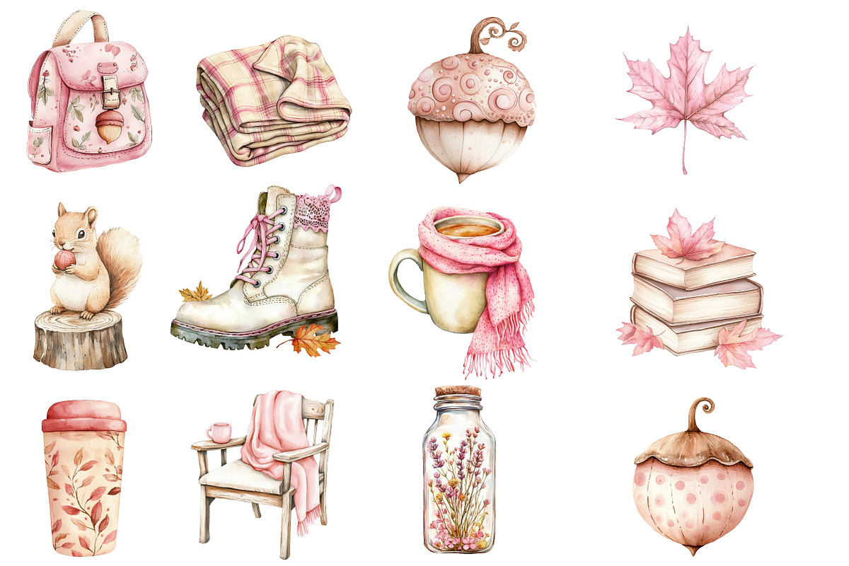 Autumn Serenity Clipart, an Illustration by Designworld (Photo 3 of 6)