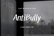 AntiBully Hand-Drawn Brush Font
