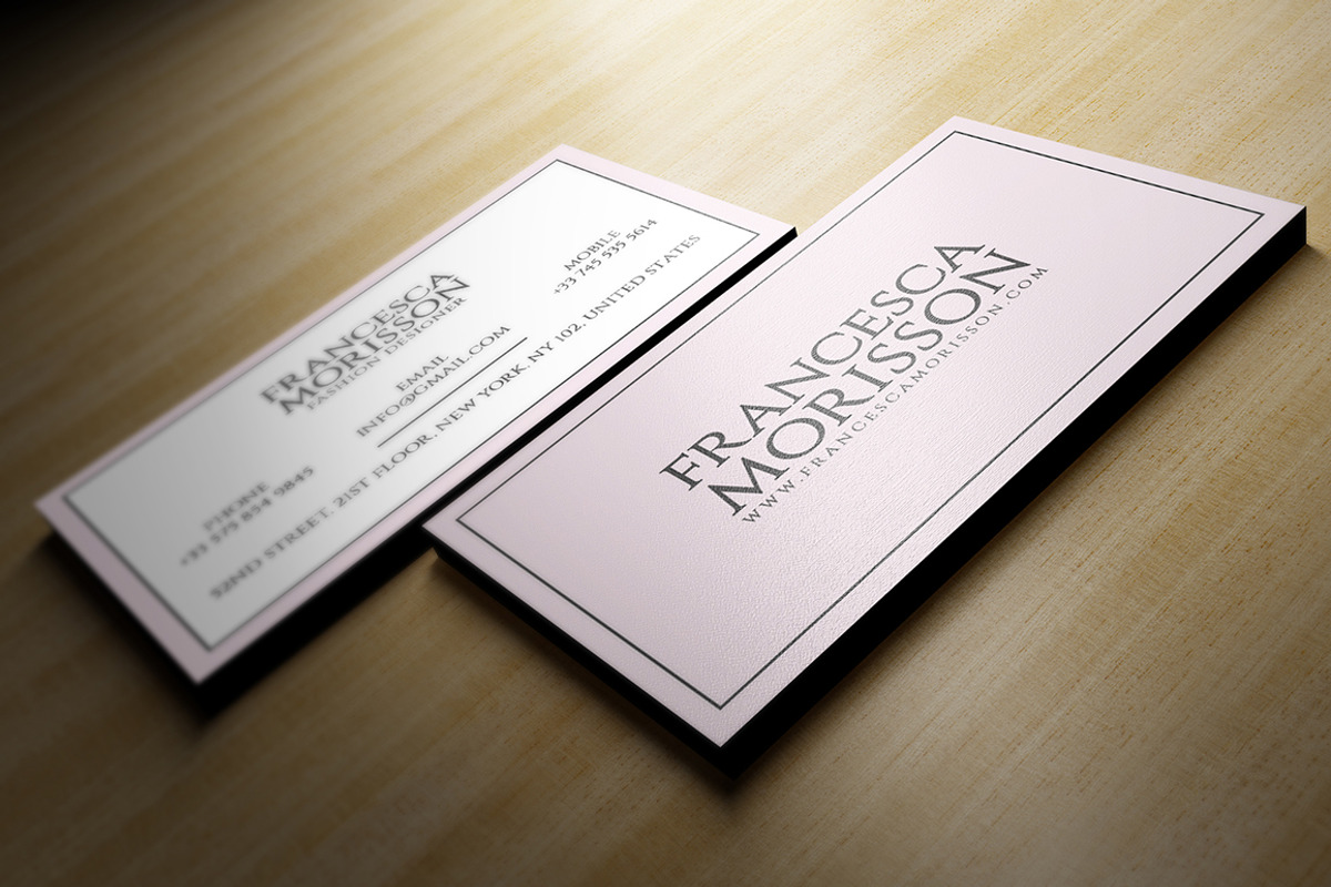 Feminine Business Card, a Business Card Template by Marvel (Photo 3 of 5)