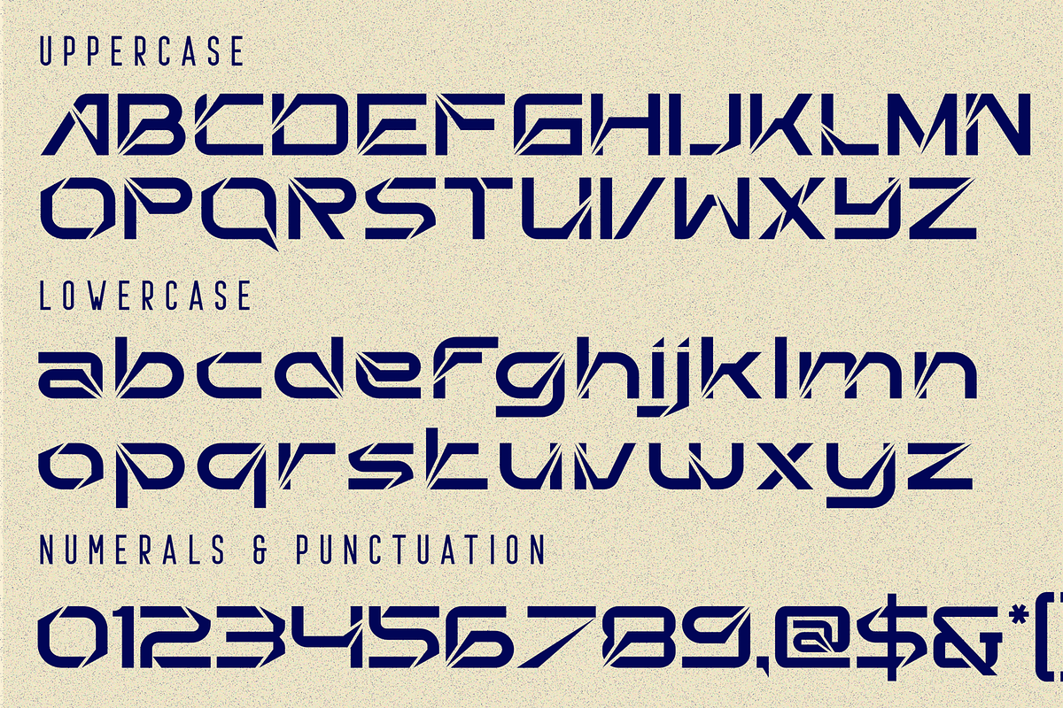 Radically Changed - Futuristic Font, a Sans Serif Font by 177Studio (Photo 8 of 8)