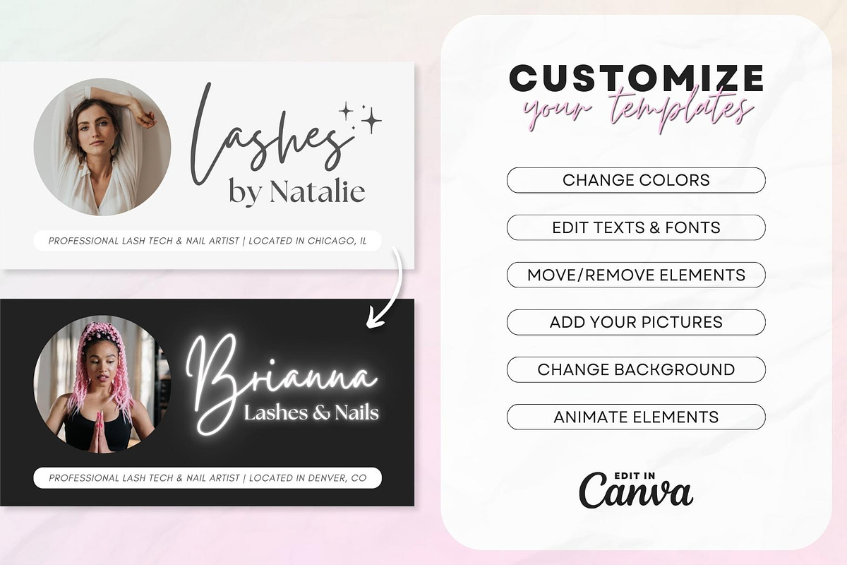 Lash Tech Acuity Scheduling • Canva, a Websites & App Template by OniriqveDesigns (Photo 6 of 8)