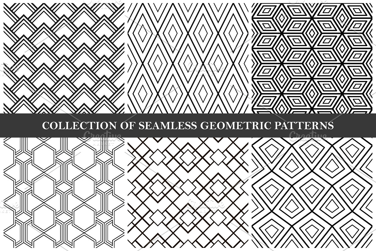 Ornament seamless geometric patterns, a Pattern Graphic by ExpressShop (Photo 1 of 4)