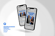 Modern Business Podcast Instagram, a Social Media Template by peterdraw (Thumbnail 10 of 10)
