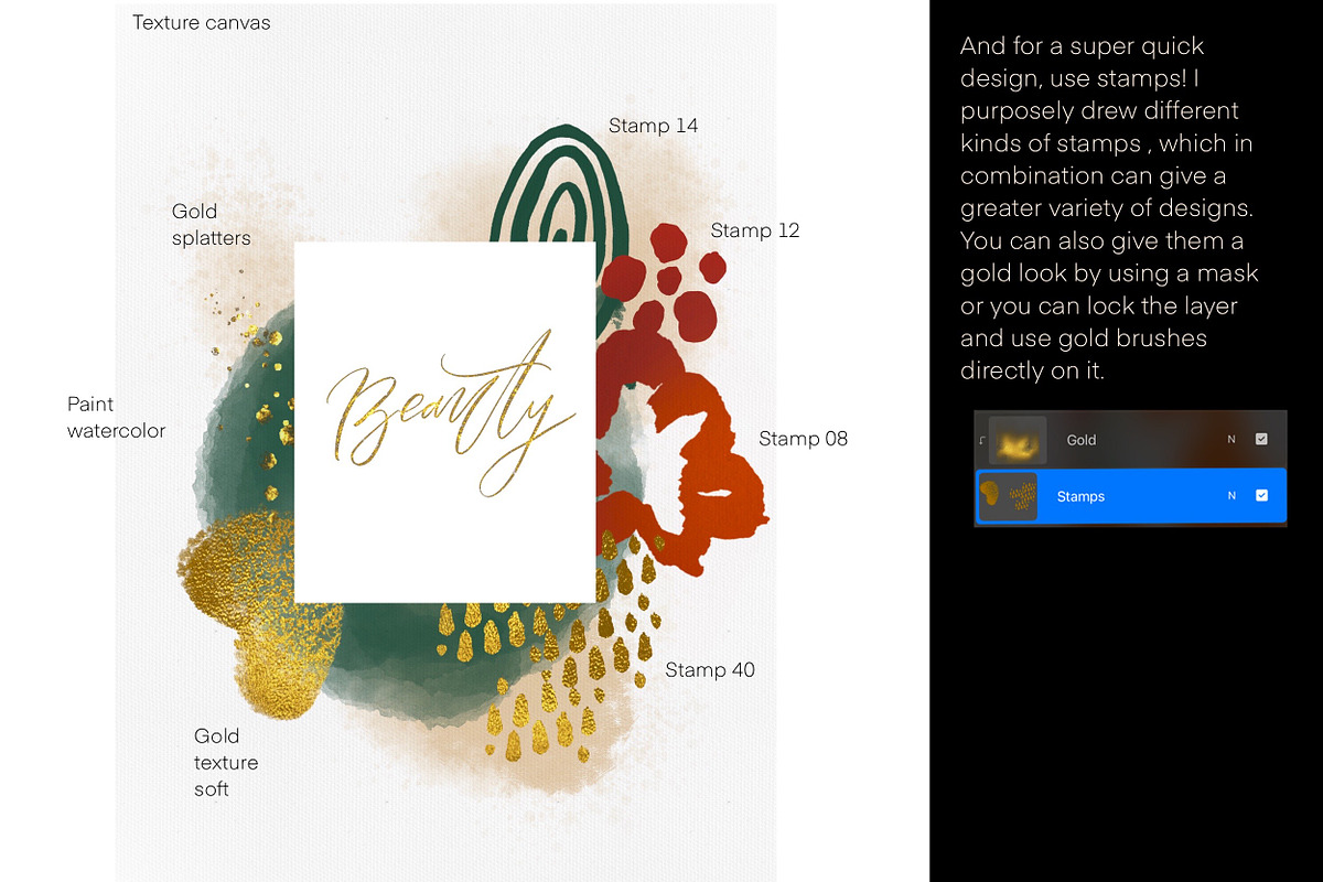 Modern Masterpiece Brushset, a Brush Add-On by Letter Elfa Studio (Photo 9 of 13)