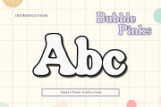 Bubble Pinks, a Slab Serif Font by Wow Magic (Thumbnail 2 of 3)