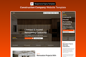 Construction Company Figma Template