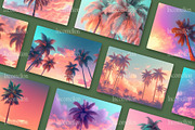 19 Pastel Palm Backgrounds, a Background Photo by Incomelion (Thumbnail 4 of 6)