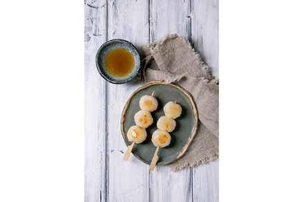 Traditional Japanese Dango Dumplings