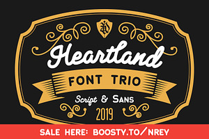 Heartland Font Trio