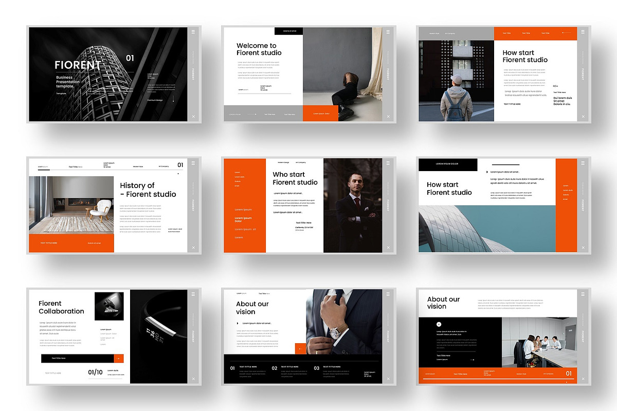 Fiorent - Business Google Slide, a Presentation Template by Dens Creative Studio (Photo 2 of 6)
