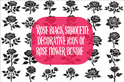 Rose Black Silhouette Decorative, an Illustration by Amazin_art (Thumbnail 1 of 31)