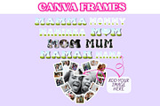 Mother’s Day Photo Collage Canva, a Design Template by GraphiCarola (Thumbnail 1 of 6)