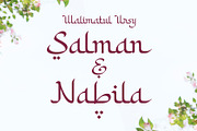Khodijah - Arabic Style, a Script Font by Arterfak Project (Thumbnail 3 of 10)