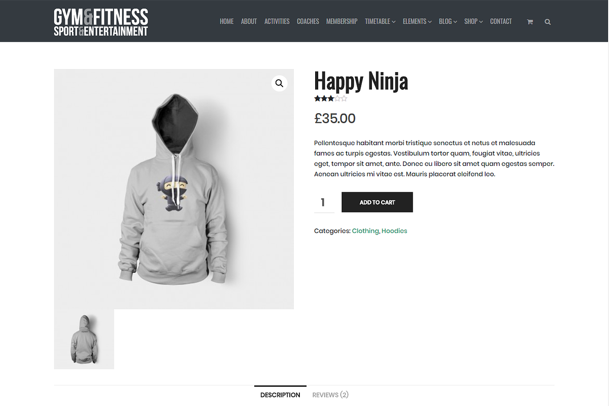 Gym & Fitness WordPress Theme, a WordPress Template by Visualmodo (Photo 17 of 25)