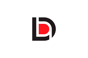 Letter D L Initial Logo