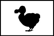 Set 25 silhouettes extinct animals, an Icon by kozyrevaelena (Thumbnail 3 of 4)