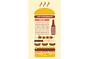 BBQ Icon set and invitation template, a Background Graphic by jenny lipets (Thumbnail 6 of 6)