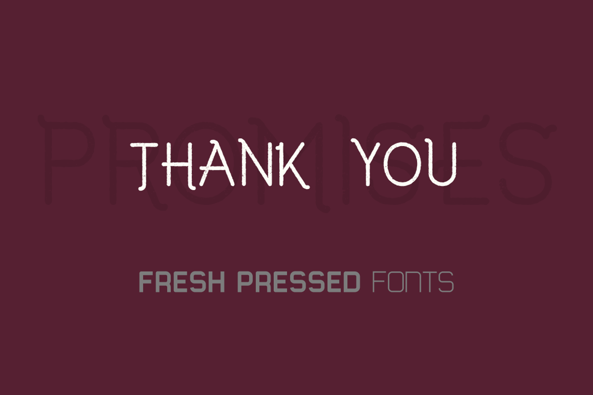 Promises Display Font preview 5