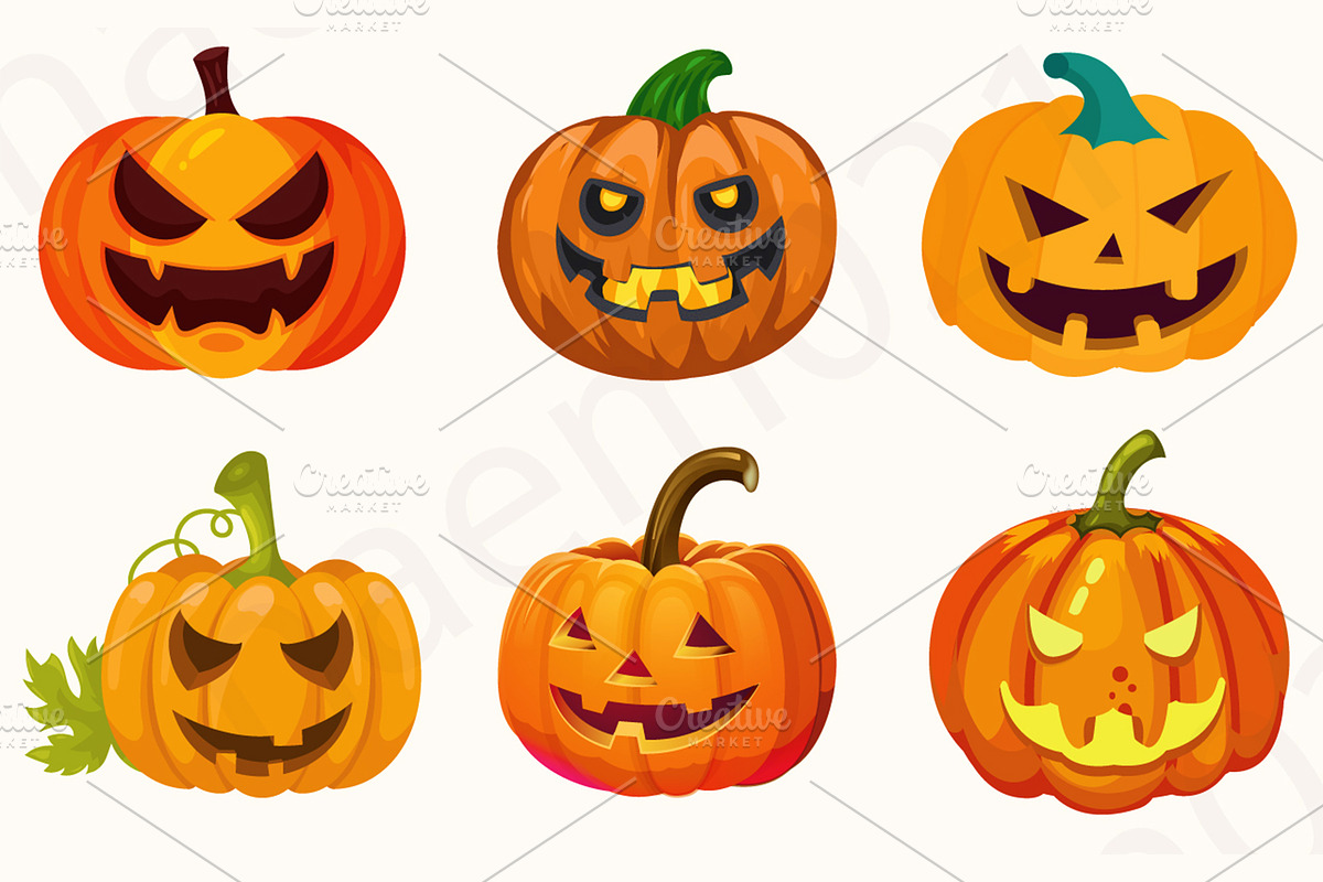 Halloween Trick or Treat Clipart, a Decorative Illustration by naem021 (Photo 5 of 16)