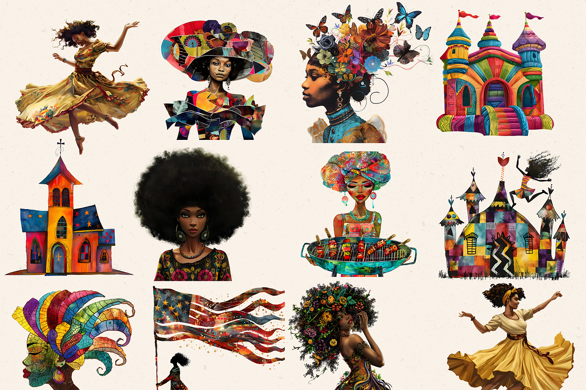 SURREAL JUNETEENTH CELEBRATION, a Person Illustration by Daring Digies (Photo 10 of 16)