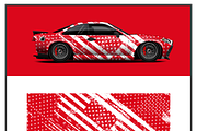 Patriotic Grunge Truck Wrap Design, an Object Illustration by CarWrap design (Thumbnail 1 of 3)
