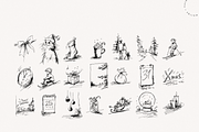 Christmas Sketch Nostalgia Pack, an Object Illustration by Nutalin Art (Thumbnail 6 of 12)